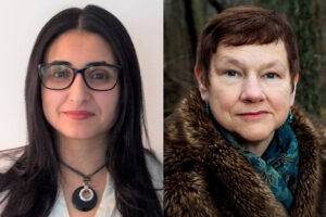 Khedidja Hedn och Margda Waern, forskare vid Göteborgs universitet