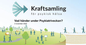 Presentationsbild från Kraftsamling inför frukostseminarium om vad som händer under psykiatriveckan runtom i landet.