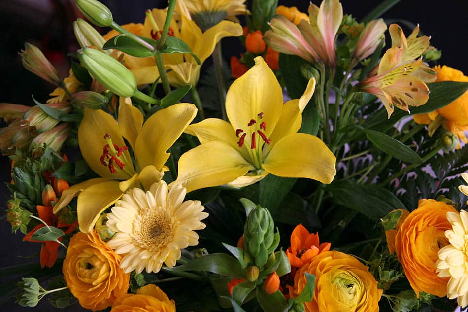 Blombukett-blandade_blommor. Foto: Monica Atterberg