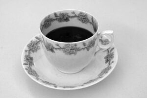 Kaffekopp med kaffe i