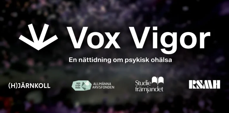 Logga Vox Vigor, Hjärnkoll, Allmäna Arsvfonden, Studiefrämjandet, RSMH