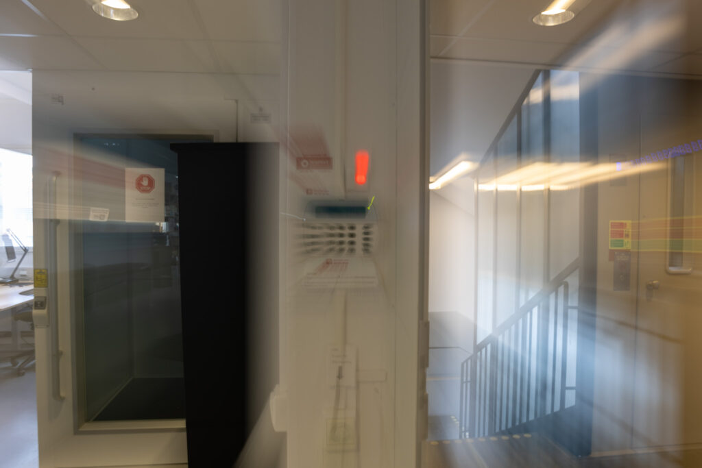 Stress av att larmet går.